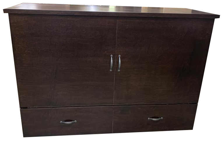 opened cabinet 